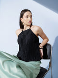 STREET 9 Black Shoulder Straps Top