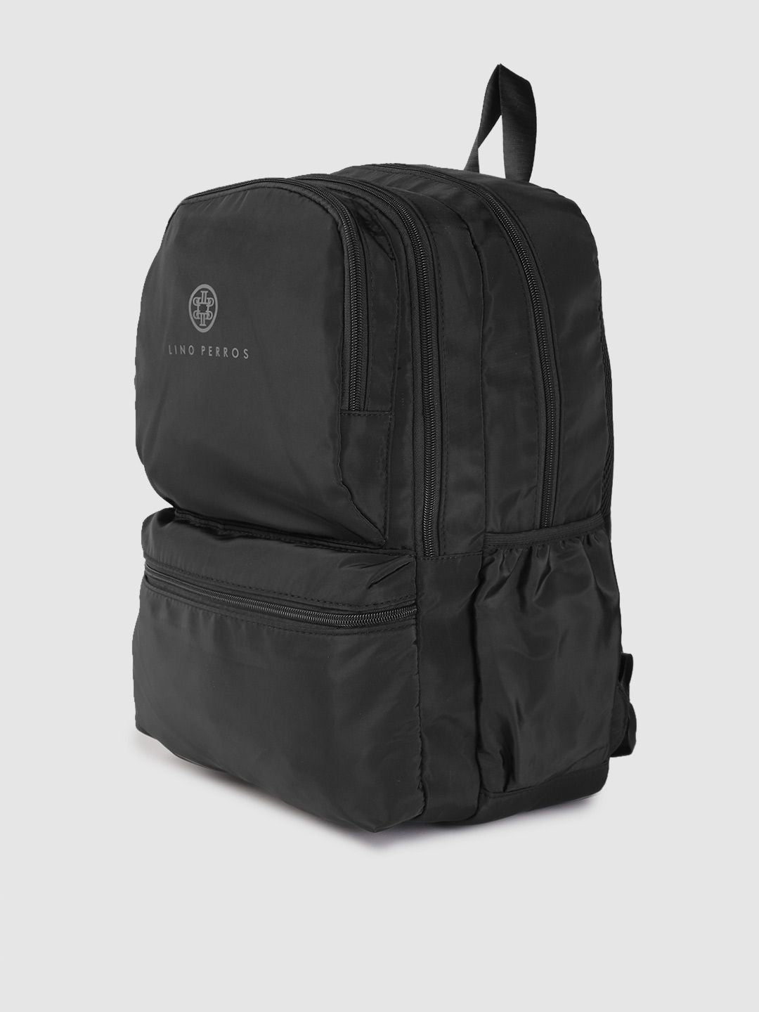 Lino Perros Women Black Solid 16 Inch Laptop Backpack