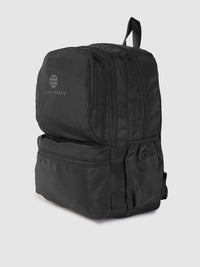 Lino Perros Women Black Solid 16 Inch Laptop Backpack