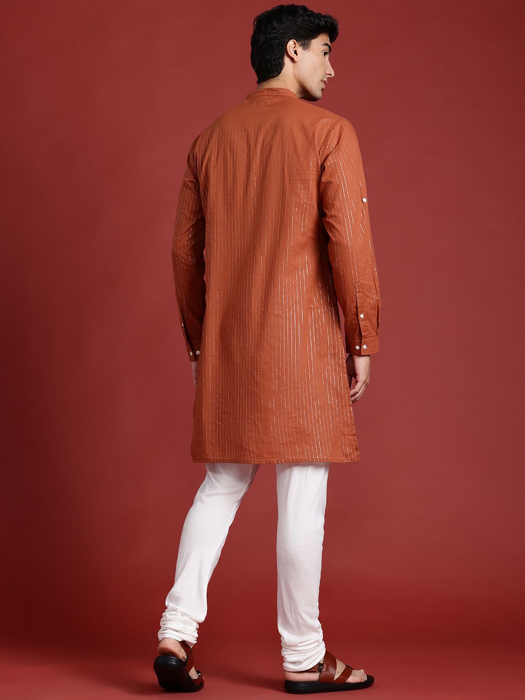 Anouk Lurex Detailed Kurta with Churidar