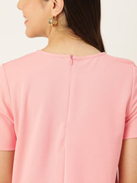 DressBerry Round Neck A-Line Dress