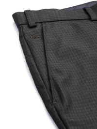 Raymond Men Checked Slim Fit Formal Trousers