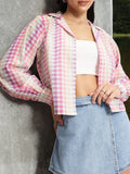 DressBerry Rainbow Checkerboard Shirt