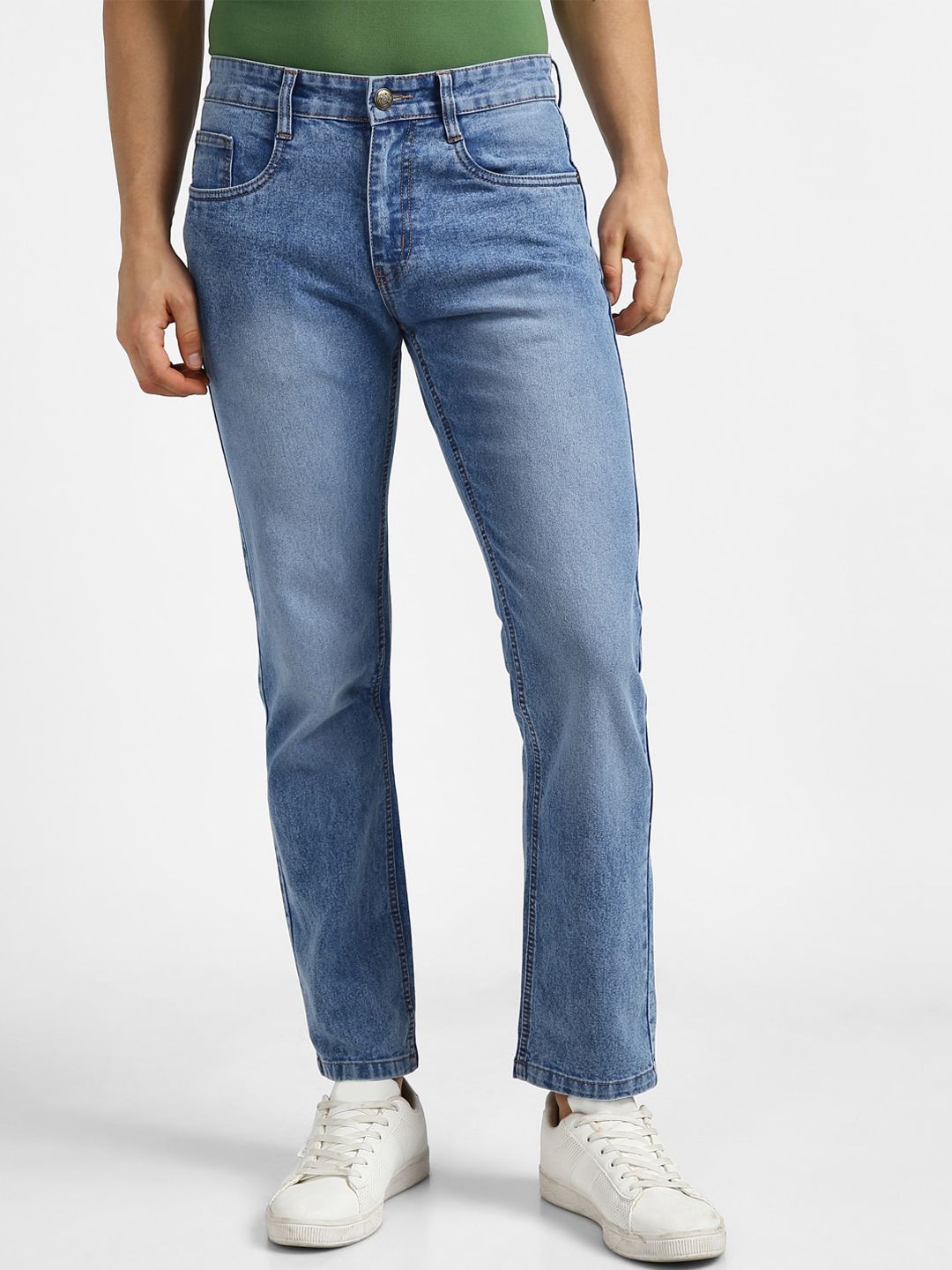 Urbano Fashion Men Heavy Fade Stretchable Jeans