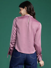 DressBerry Mandarin Collar Regular Top