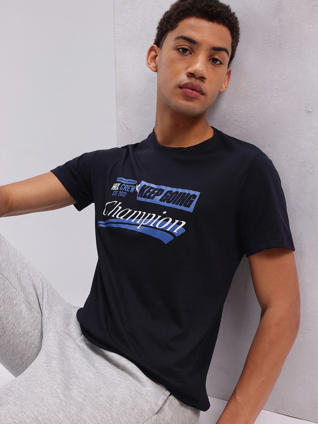 HRX by Hrithik Roshan Printed Lifestyle T-shirt