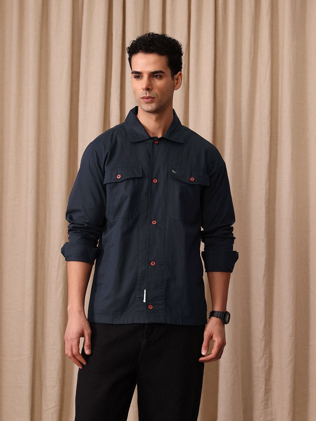 Mr Bowerbird Liberal Fit Pure Cotton Casual Shirt