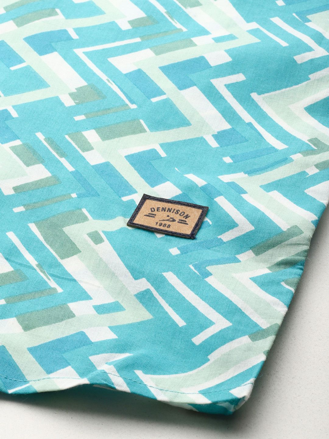 Block Printed Oversized Casual Shirt