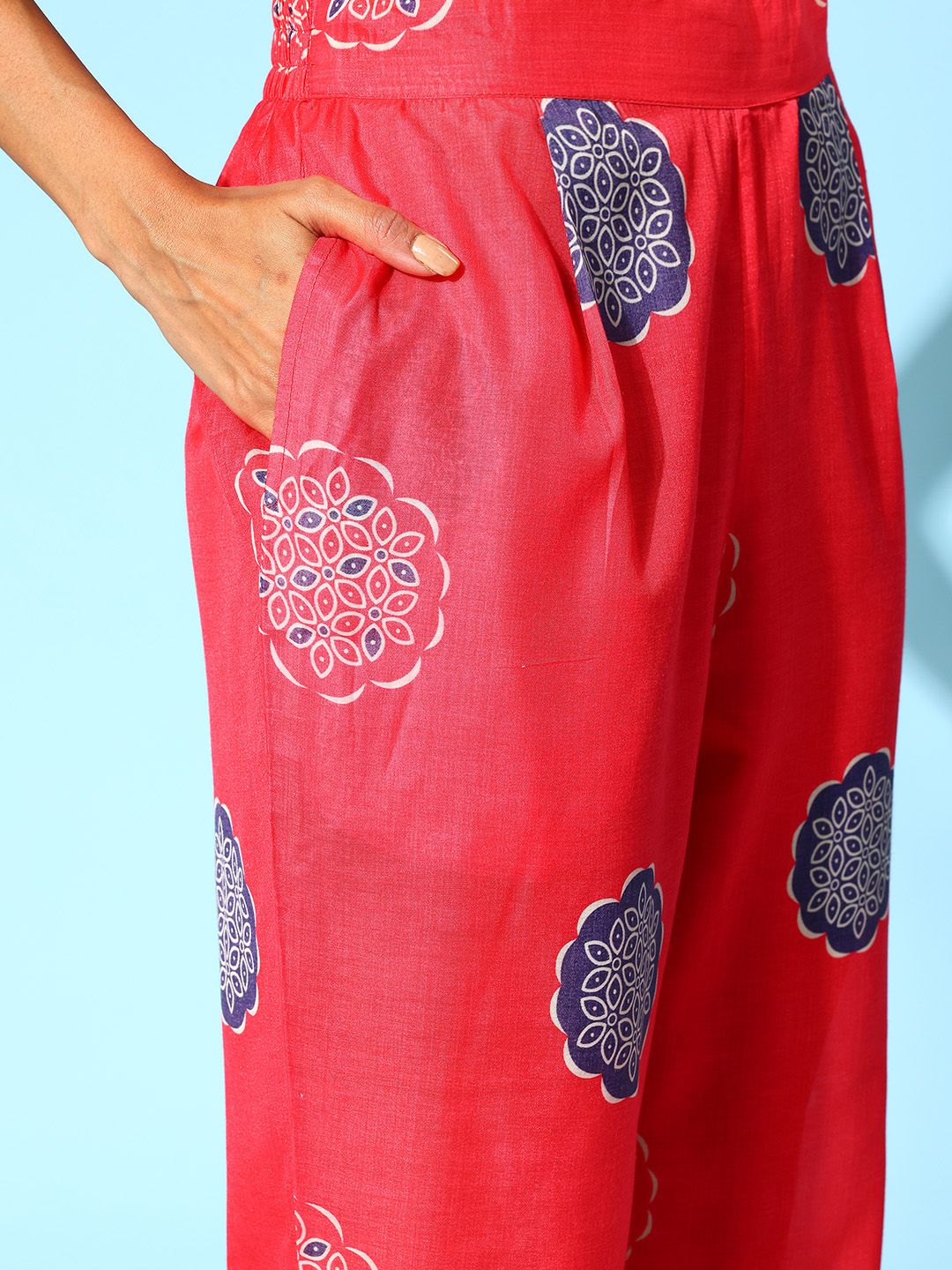 Indo Era Women Geometric Printed Co-Ords Set