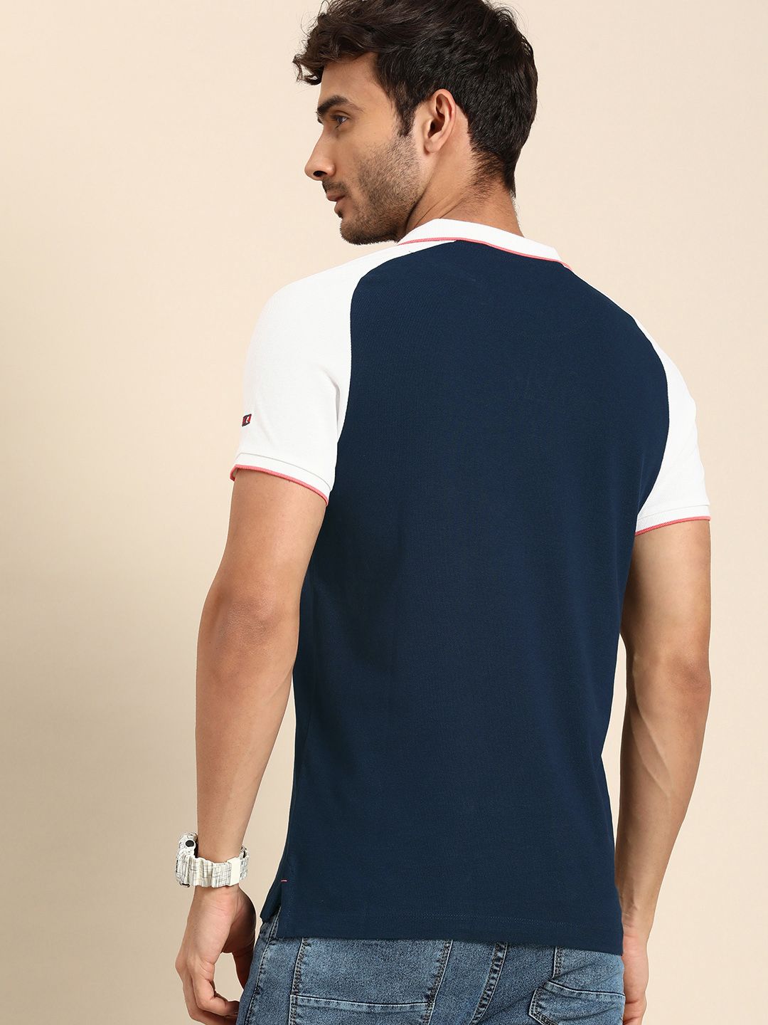 Being Human Pure Cotton Polo Collar Casual T-shirt