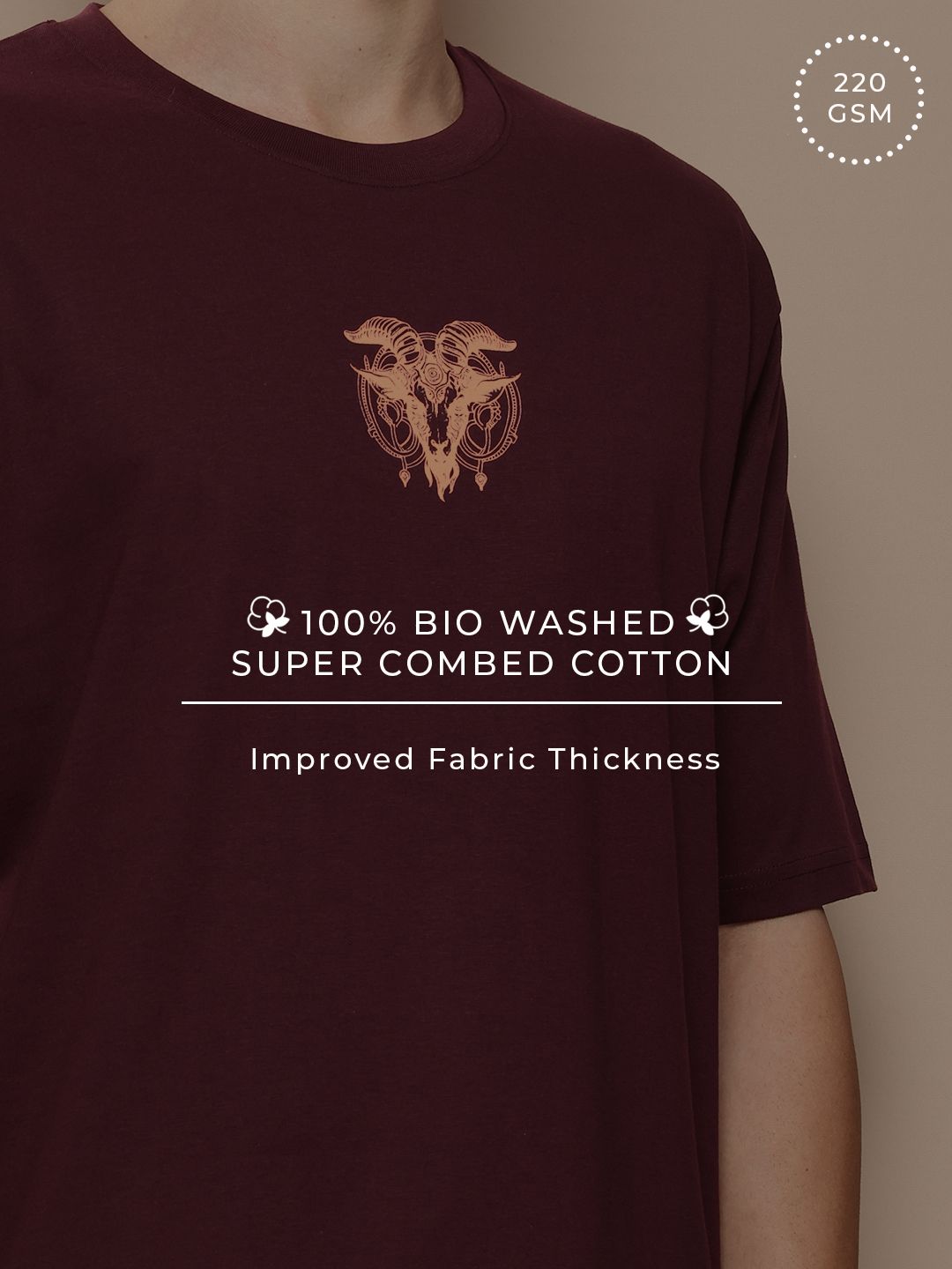 Difference of Opinion Men Graphic Printed Oversized T-shirt