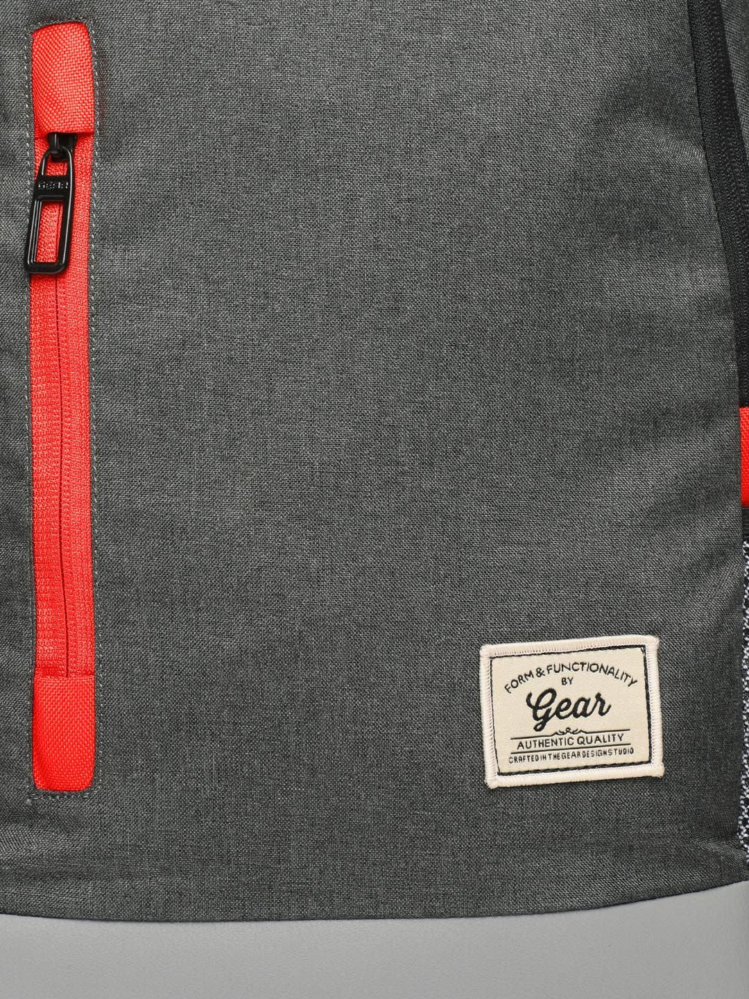 Gear Unisex Black & Grey Campus 8 Backpack