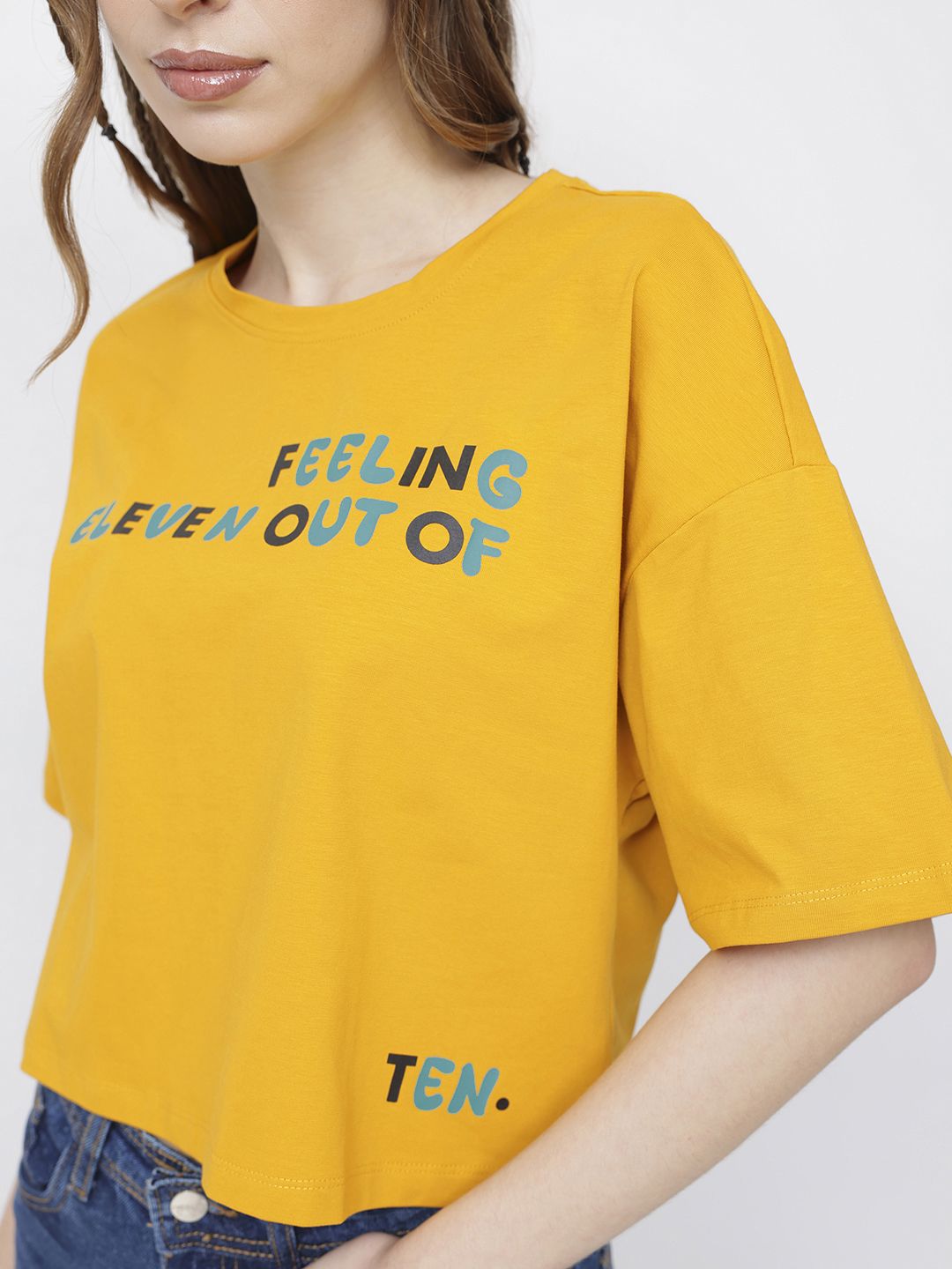 DressBerry Back To Basics Punny Prints Boxy T-shirt