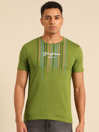 Being Human Typography Printed Pure Cotton T-shirt