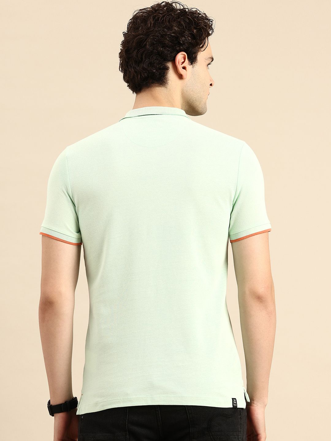 Being Human Polo Collar Pure Cotton T-shirt