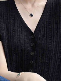 DressBerry Women Ribbed Shirt Style Top