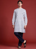 Anouk Men Floral Printed Regular Kurta with Trousers