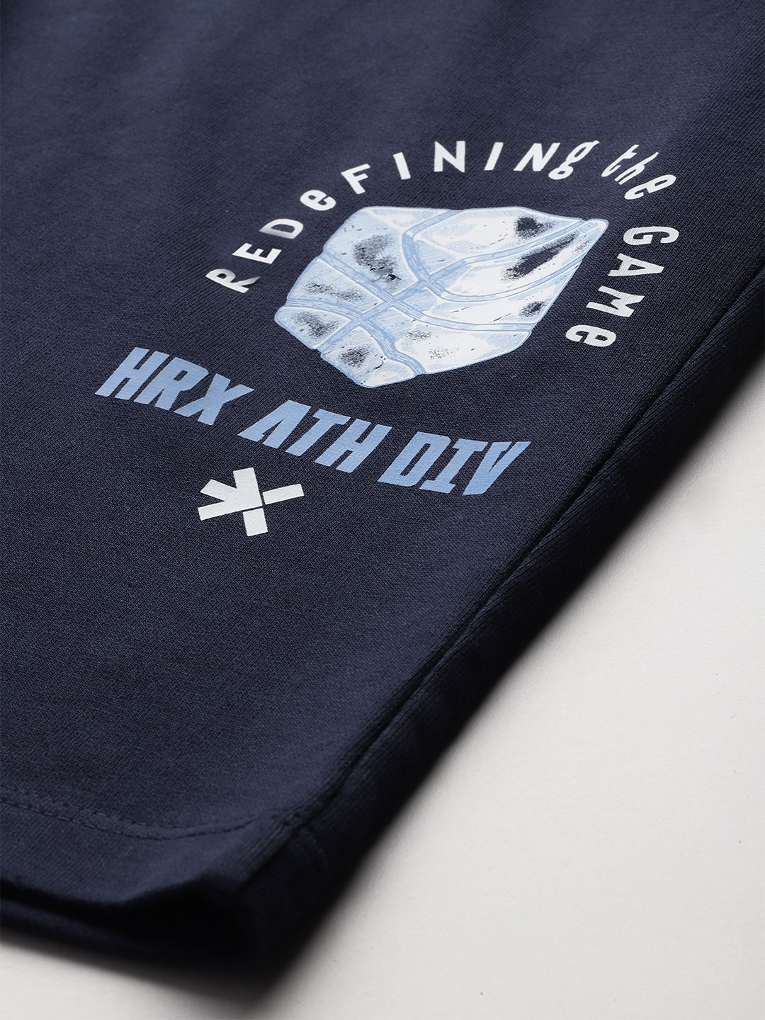 HRX by Hrithik Roshan Men Lifestyle Typography Print Casual Shorts