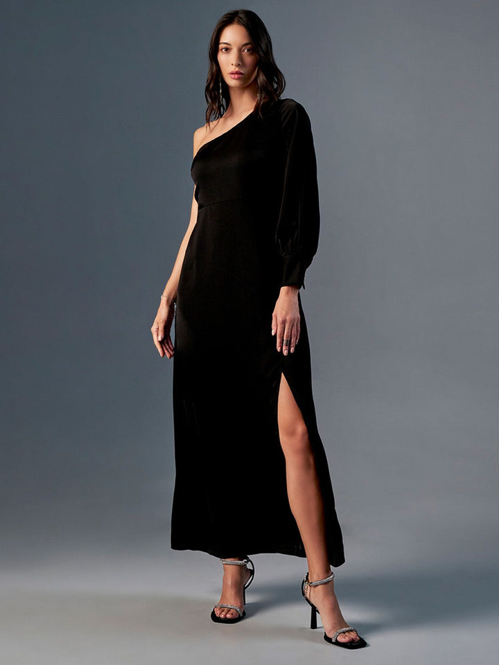 AND Puff Sleeve Maxi Dress