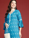 Anouk Women Ethnic Motifs Embroidered Regular Kurta with Trousers