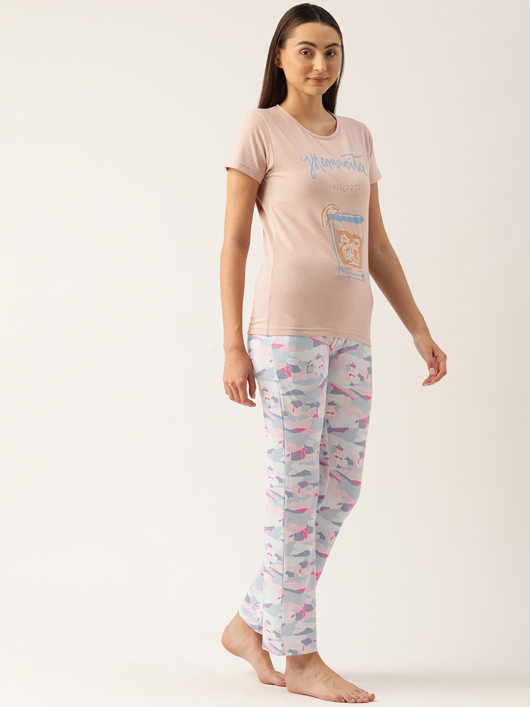 Monte Carlo Women Printed Night suit