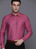Raymond Men Pink Slim Fit Opaque Formal Shirt