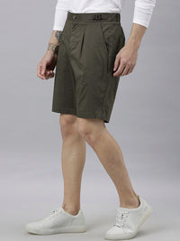 RARE RABBIT Men Osaka Slim Fit Mid-Rise Cotton Shorts