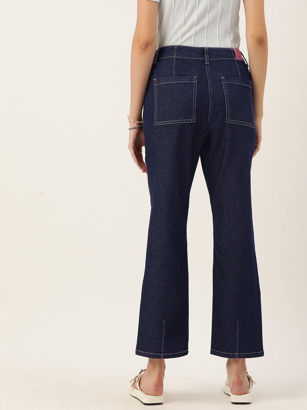 DressBerry Women Straight Fit High-Rise Stretchable Jeans