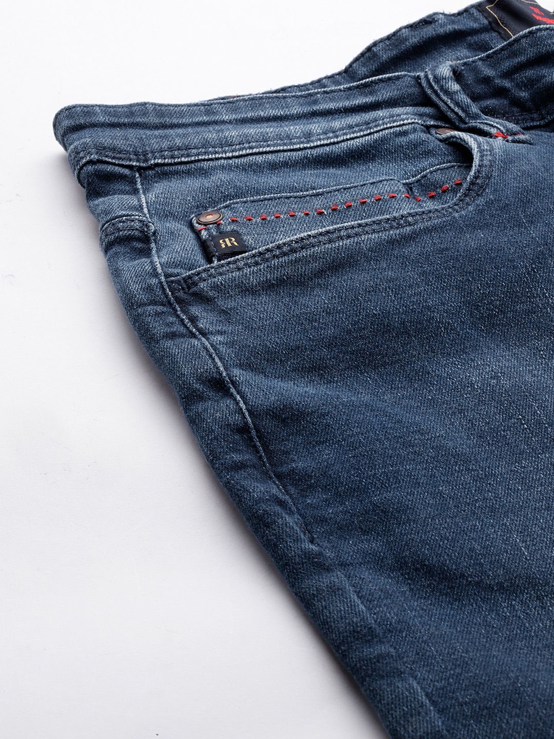 Raymond Men Slim Fit Light Fade Stretchable Jeans