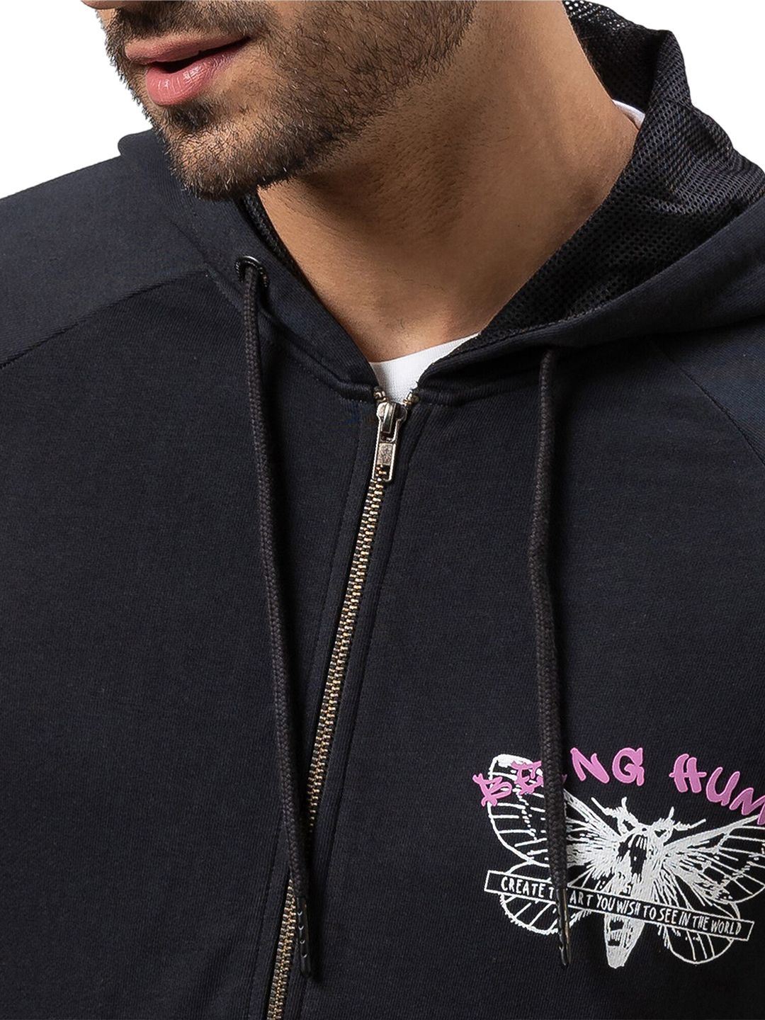 Being Human Men Black Sweatshirt