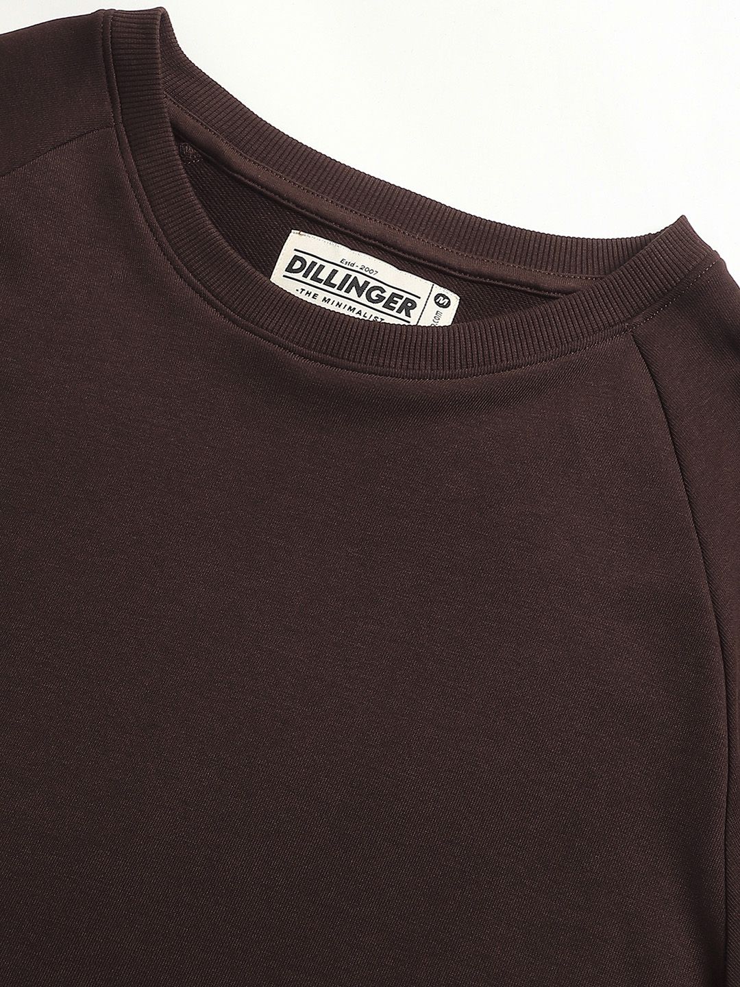 DILLINGER Men Solid Ultra Soft Drapey Cotton Raglan T-Shirt