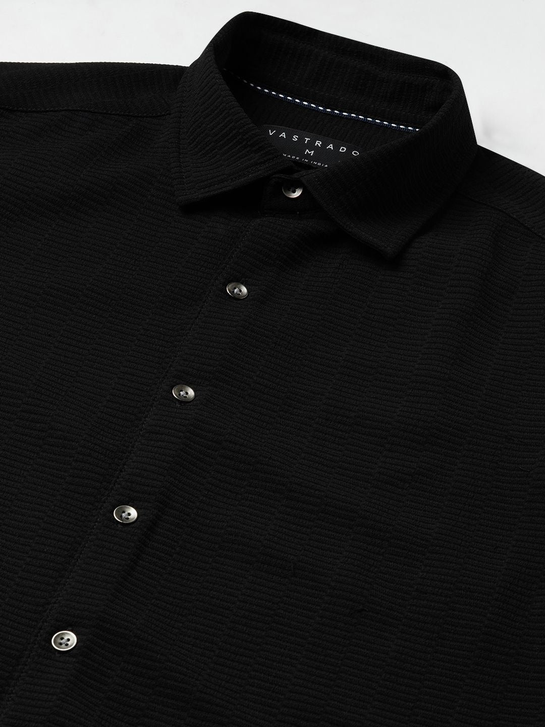 VASTRADO Men Classic Slim Fit Opaque Casual Shirt