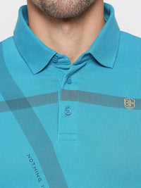 Being Human Typography Printed Polo Collar T-shirt
