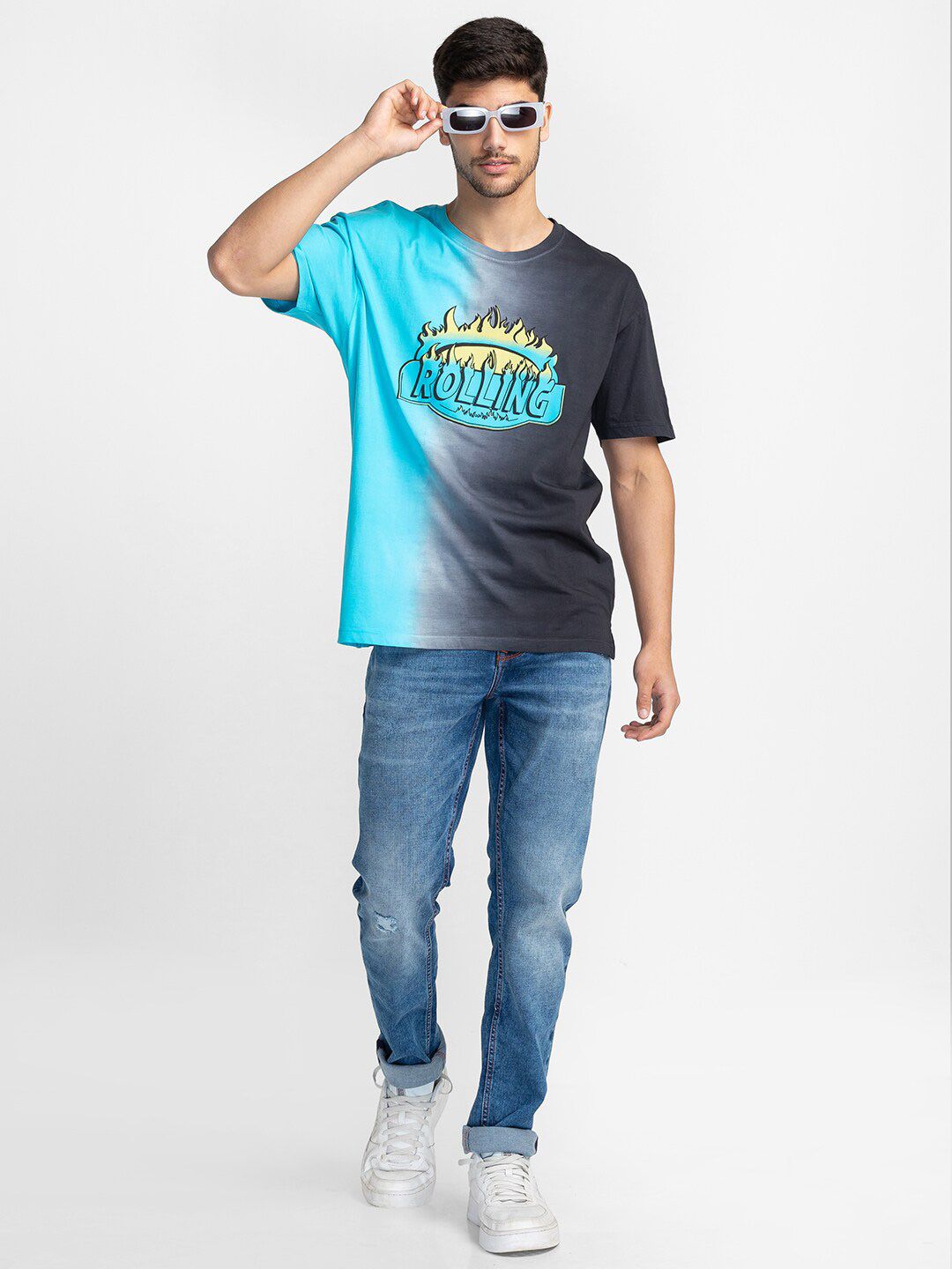 Being Human Typography Printed Round Neck T-shirt