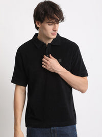 THE BEAR HOUSE Polo Collar Cotton T-shirt