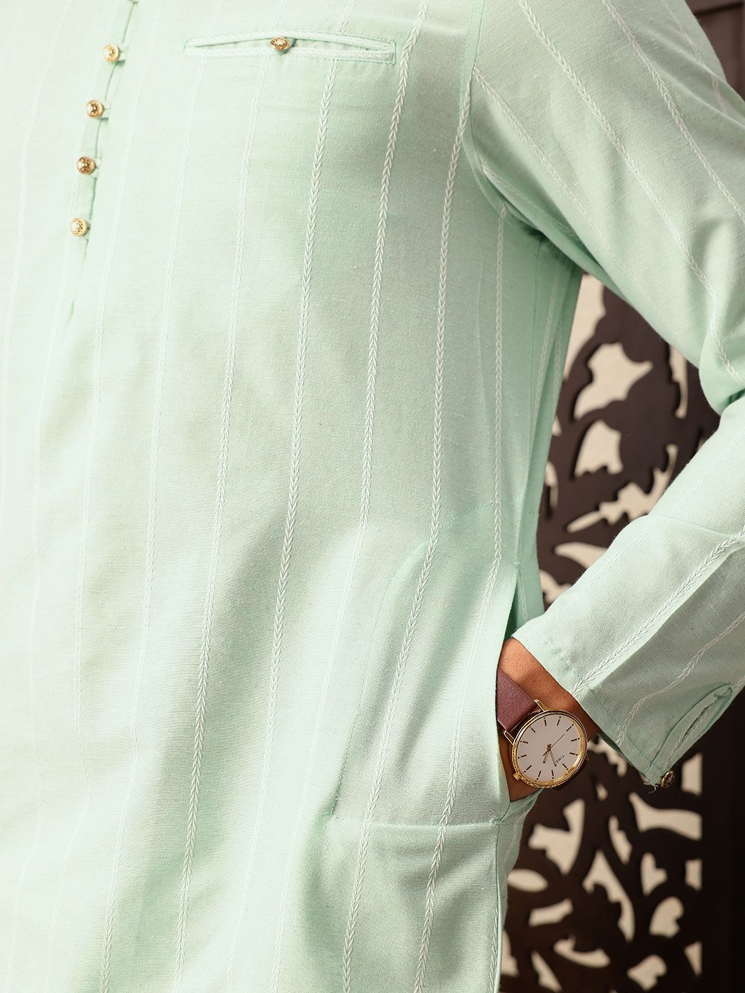 House of Pataudi Embroidered Jashn Kurta