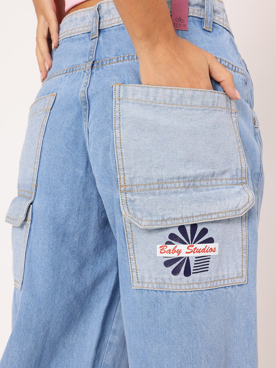 DressBerry Women Tailored Tides Baggy Fit Jeans