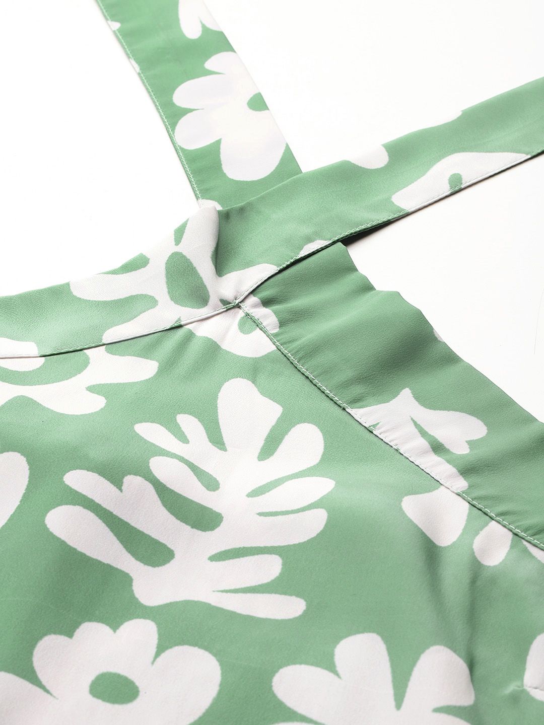 Dressberry Printed Backless Top with Skirt