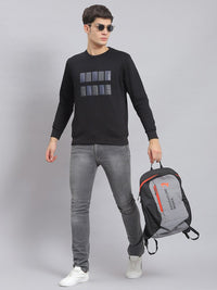 Monte Carlo Typography Printed Pullover Sweatshirt