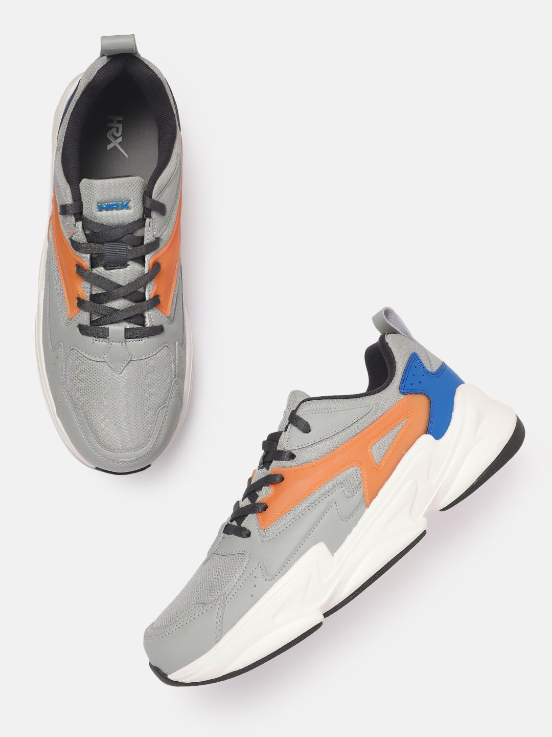 HRX by Hrithik Roshan Men Colourblocked Round Toe Sneakers