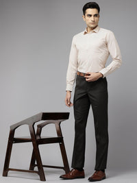 Park Avenue Slim Fit Pinstriped Formal Shirt