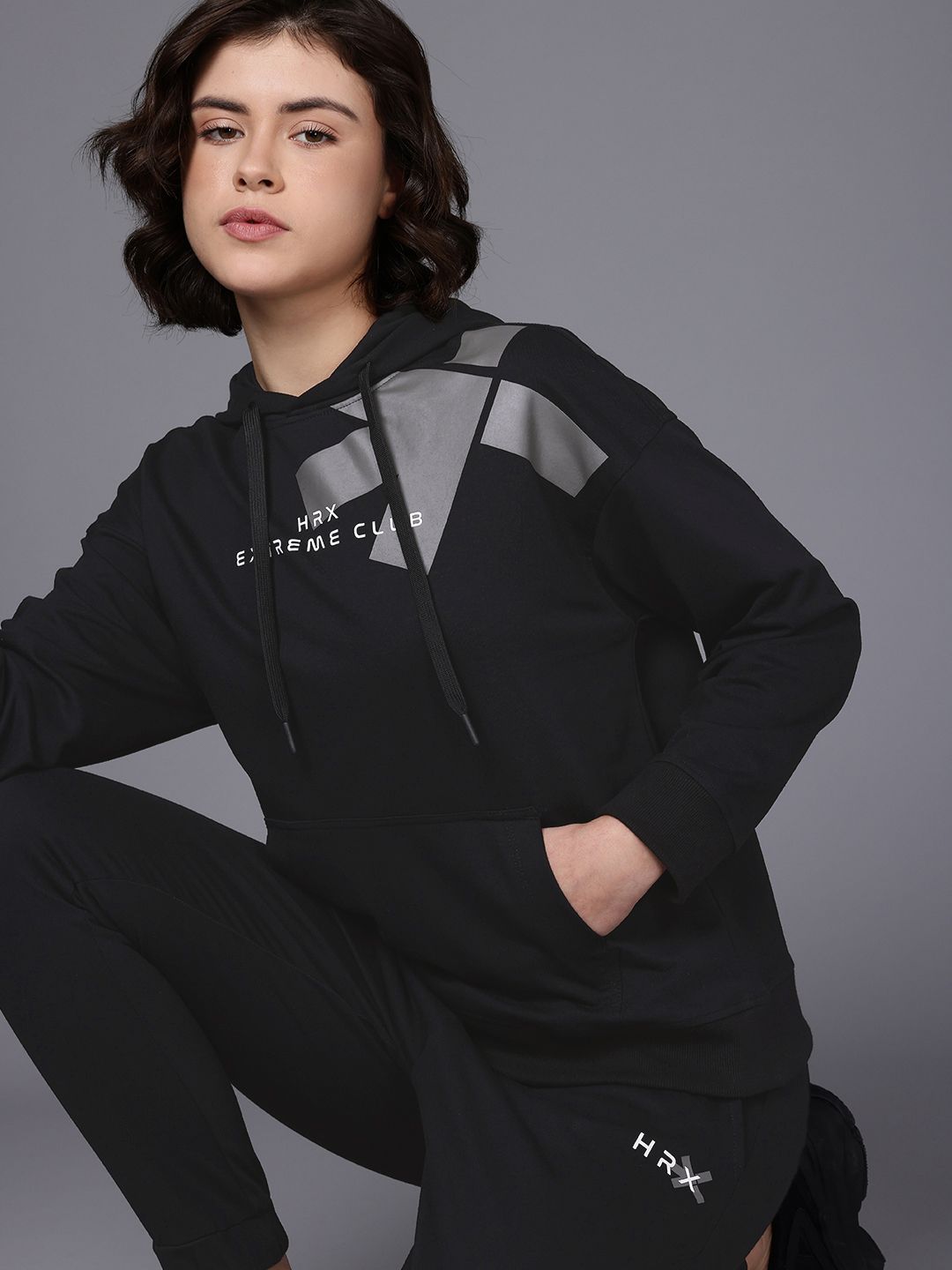 HRX by Hrithik Roshan Women HRXGT Brand Logo Printed Lifestyle Tracksuits