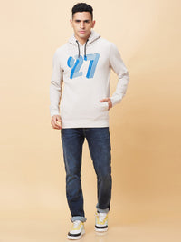 Being Human Printed Hooded Sweatshirt