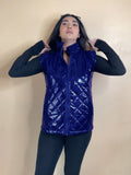 SASSAFRAS Women Blue Quilted Jacket
