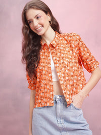 DressBerry Floral Print Casual Shirt