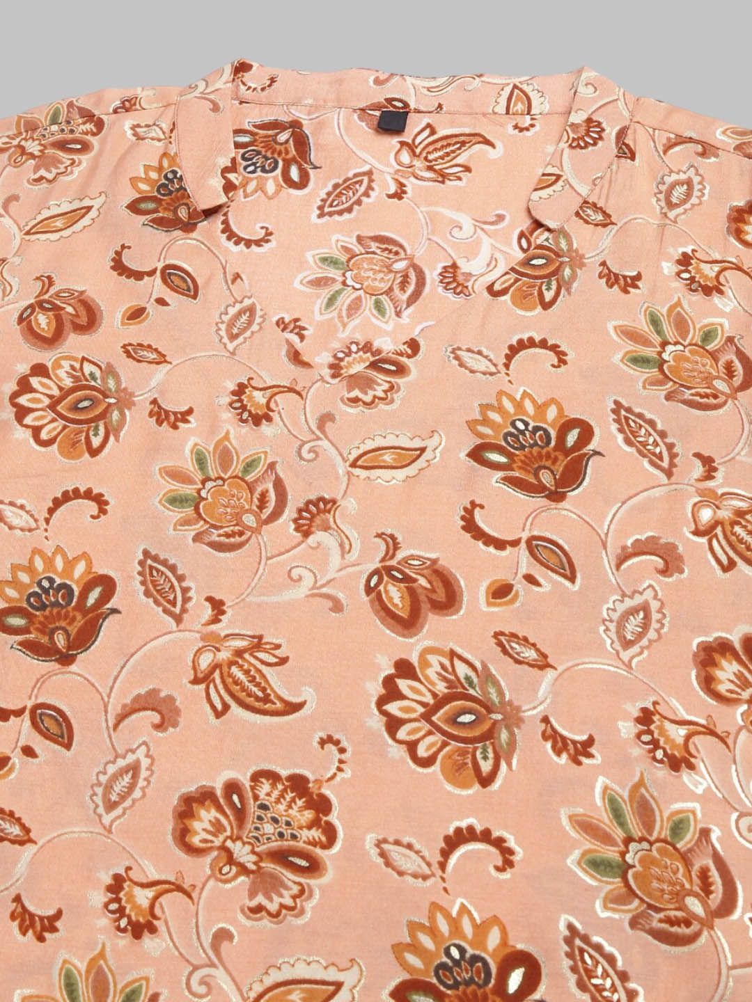 KALINI Women Floral Printed Regular Kurta with Trousers