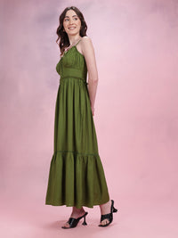 DressBerry Sleeveless Empire Maxi Dress