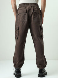 Bewakoof Men Baggy Oversized Cargo Parachute Pants