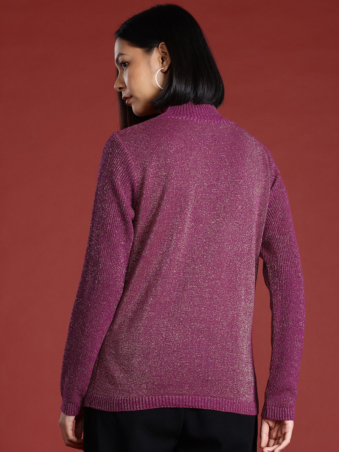 all about you Shimmer Detail Pullover