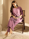 Indo Era Women Floral Embroidered Regular Thread Work Pure Cotton Kurta with Trousers